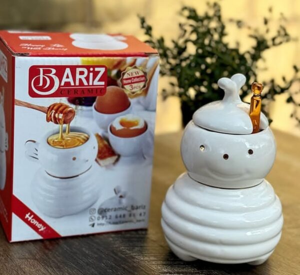 عسل وی سرامیکی/ زنبوری قاشق دار - تصویر 2